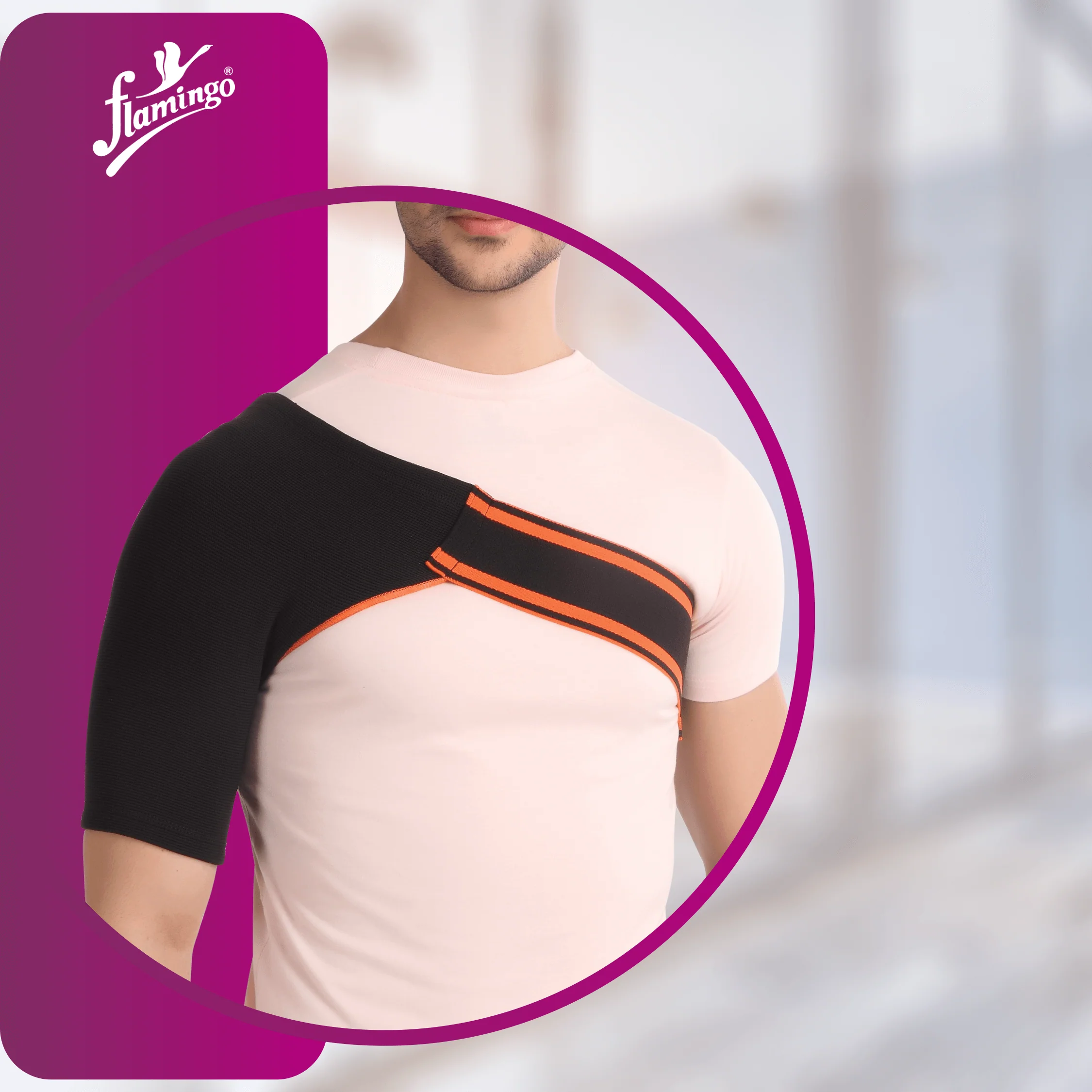 Shoulder Support (Flamingo) XL